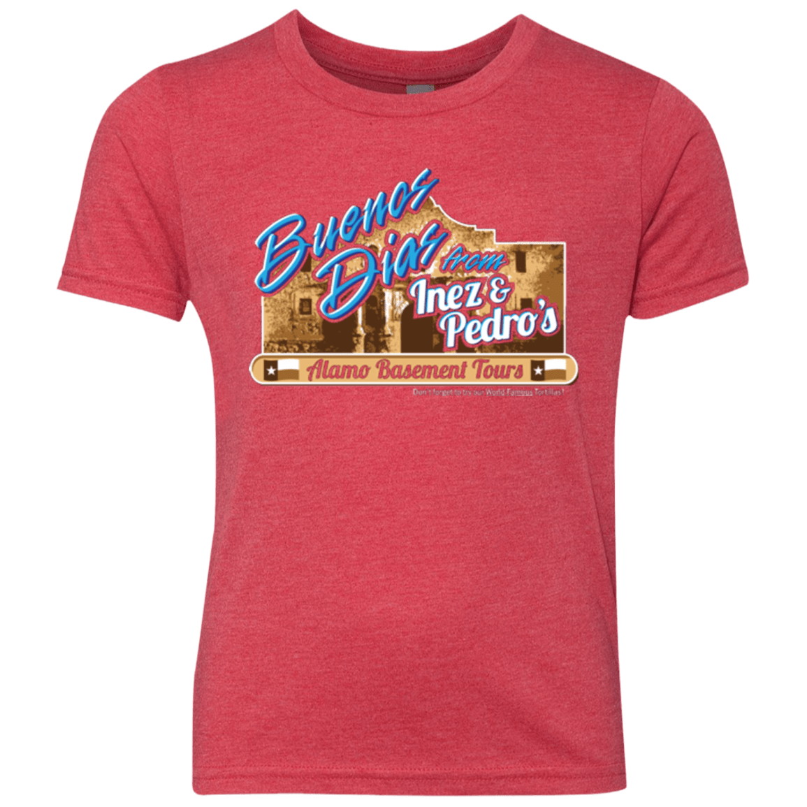 T-Shirts Vintage Red / YXS Alamo Basement Youth Triblend T-Shirt