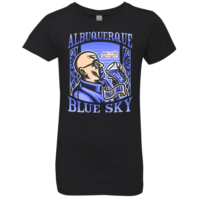 T-Shirts Black / YXS Albuquerque Blue Sky Girls Premium T-Shirt