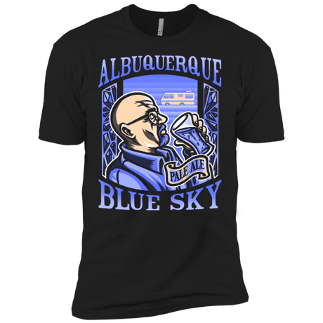 T-Shirts Black / X-Small Albuquerque Blue Sky Men's Premium T-Shirt