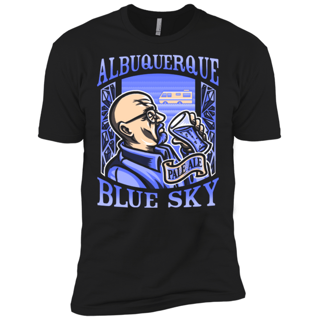 T-Shirts Black / X-Small Albuquerque Blue Sky Men's Premium T-Shirt