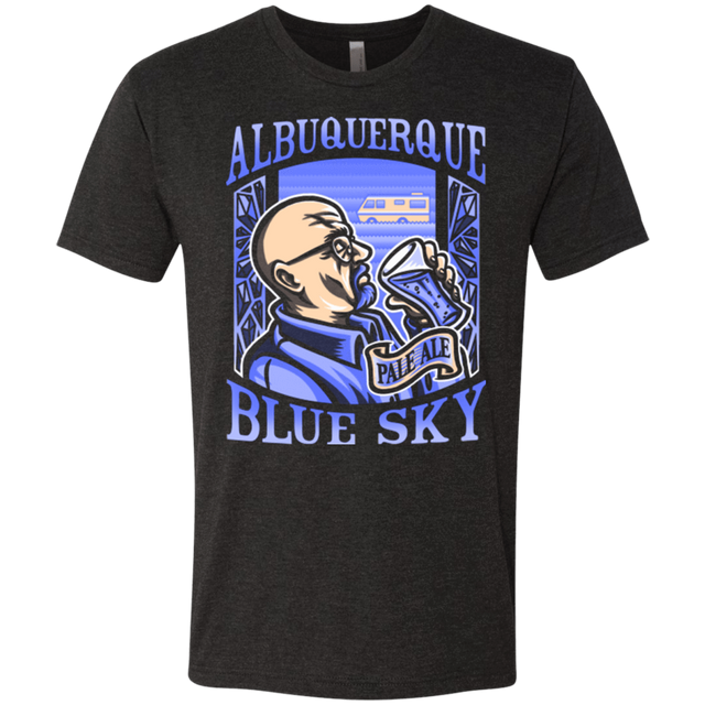 T-Shirts Vintage Black / Small Albuquerque Blue Sky Men's Triblend T-Shirt