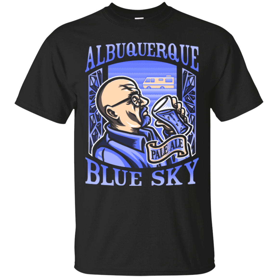 T-Shirts Black / Small Albuquerque Blue Sky T-Shirt