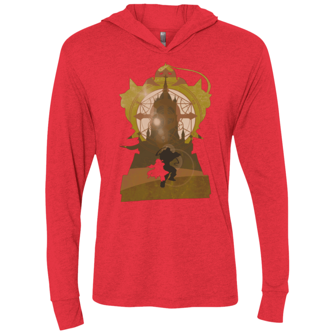 T-Shirts Vintage Red / X-Small Alchemy Fate Triblend Long Sleeve Hoodie Tee