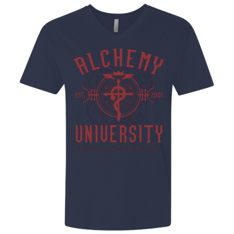 T-Shirts Midnight Navy / X-Small Alchemy University Men's Premium V-Neck