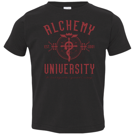 T-Shirts Black / 2T Alchemy University Toddler Premium T-Shirt