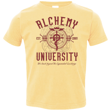 T-Shirts Butter / 2T Alchemy University Toddler Premium T-Shirt