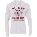T-Shirts Heather White / X-Small Alchemy University Triblend Long Sleeve Hoodie Tee