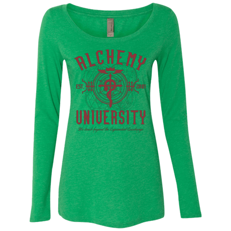 T-Shirts Envy / Small Alchemy University Women's Triblend Long Sleeve Shirt