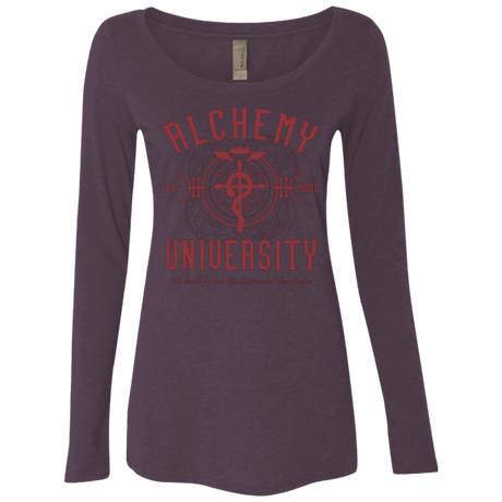 T-Shirts Vintage Purple / Small Alchemy University Women's Triblend Long Sleeve Shirt