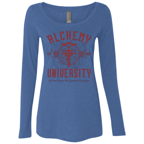 T-Shirts Vintage Royal / Small Alchemy University Women's Triblend Long Sleeve Shirt