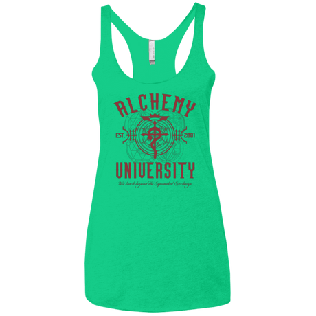 T-Shirts Envy / X-Small Alchemy University Women's Triblend Racerback Tank