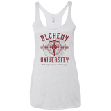 T-Shirts Heather White / X-Small Alchemy University Women's Triblend Racerback Tank