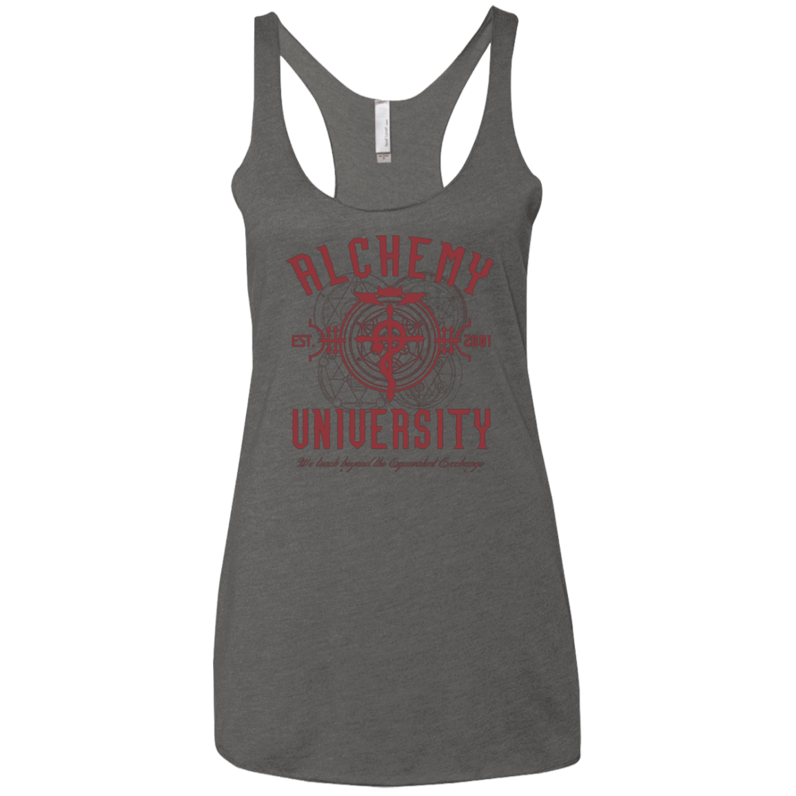 T-Shirts Premium Heather / X-Small Alchemy University Women's Triblend Racerback Tank