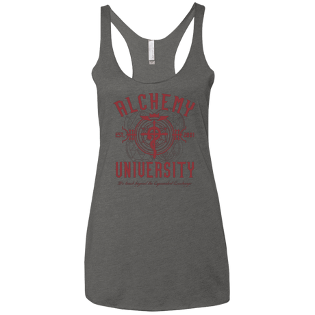 T-Shirts Premium Heather / X-Small Alchemy University Women's Triblend Racerback Tank