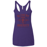 T-Shirts Purple / X-Small Alchemy University Women's Triblend Racerback Tank