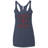 T-Shirts Vintage Navy / X-Small Alchemy University Women's Triblend Racerback Tank