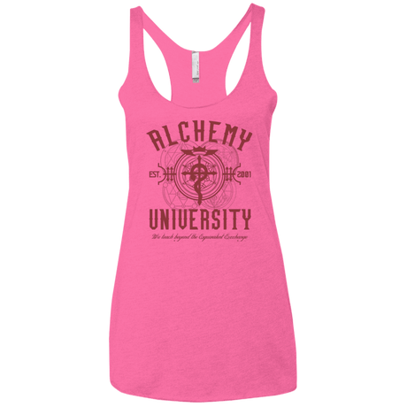 T-Shirts Vintage Pink / X-Small Alchemy University Women's Triblend Racerback Tank