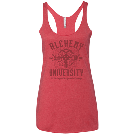 T-Shirts Vintage Red / X-Small Alchemy University Women's Triblend Racerback Tank