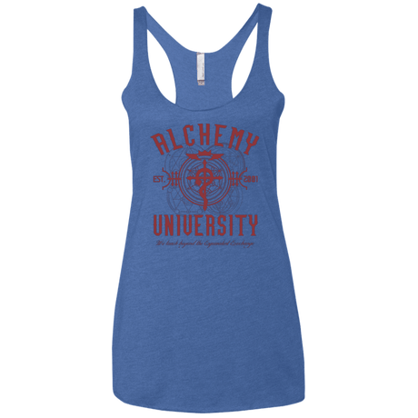 T-Shirts Vintage Royal / X-Small Alchemy University Women's Triblend Racerback Tank