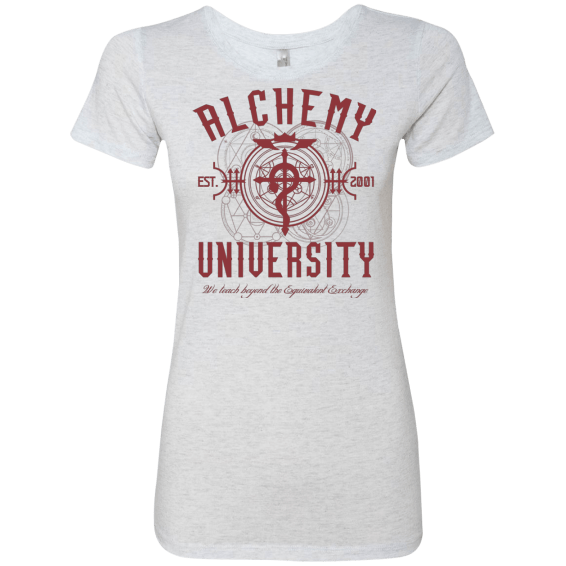 T-Shirts Heather White / Small Alchemy University Women's Triblend T-Shirt