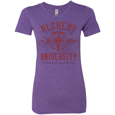T-Shirts Purple Rush / Small Alchemy University Women's Triblend T-Shirt