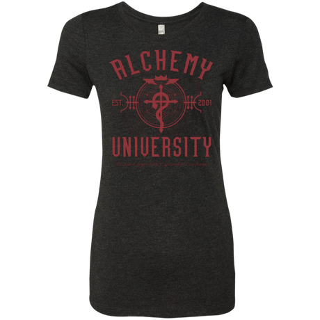T-Shirts Vintage Black / Small Alchemy University Women's Triblend T-Shirt