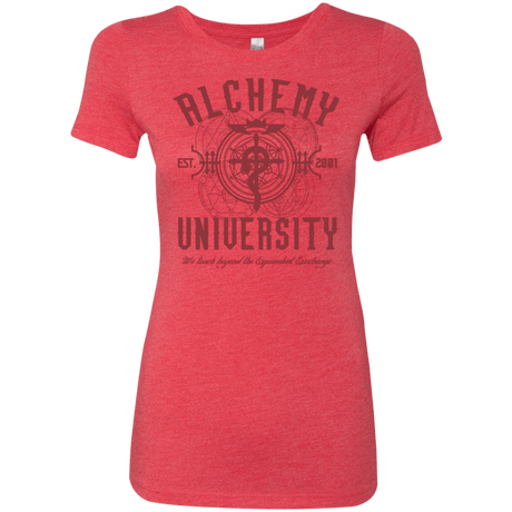 T-Shirts Vintage Red / Small Alchemy University Women's Triblend T-Shirt