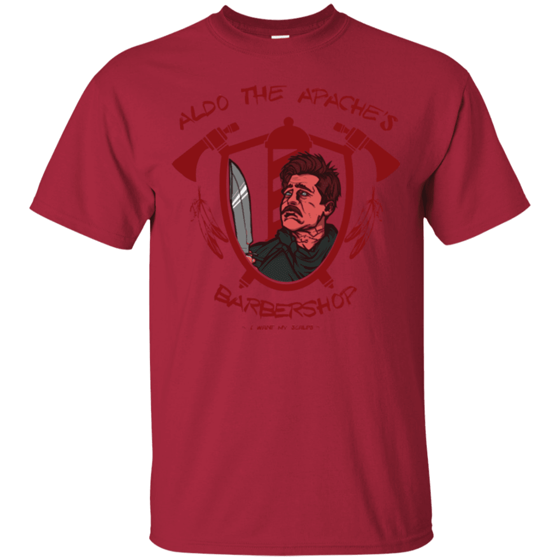 T-Shirts Cardinal / Small Aldos Barber Shop T-Shirt