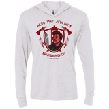 T-Shirts Heather White / X-Small Aldos Barber Shop Triblend Long Sleeve Hoodie Tee