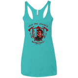T-Shirts Tahiti Blue / X-Small Aldos Barber Shop Women's Triblend Racerback Tank