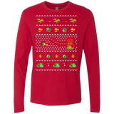 T-Shirts Red / Small Alex Kidd In Christmas World Men's Premium Long Sleeve