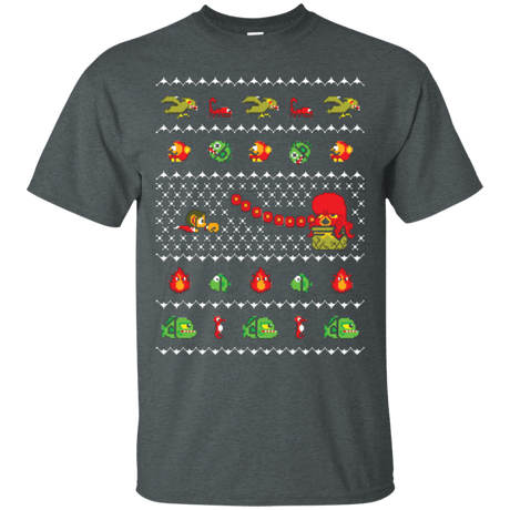 T-Shirts Dark Heather / Small Alex Kidd In Christmas World T-Shirt