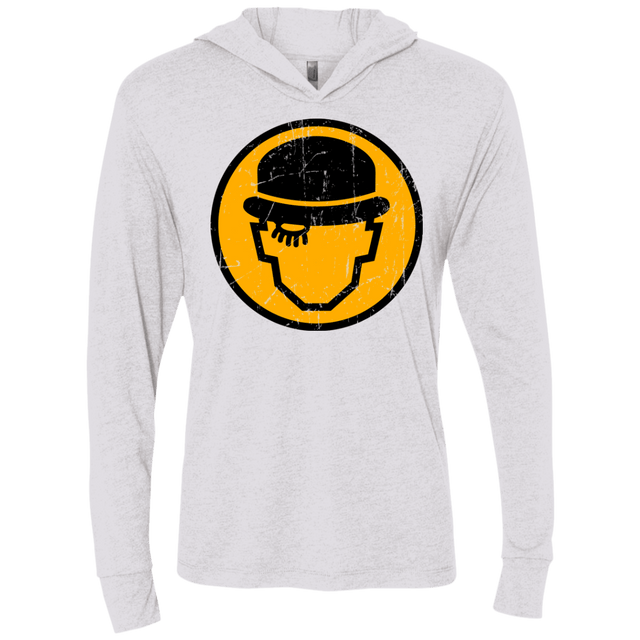 T-Shirts Heather White / X-Small Alex Sign Triblend Long Sleeve Hoodie Tee