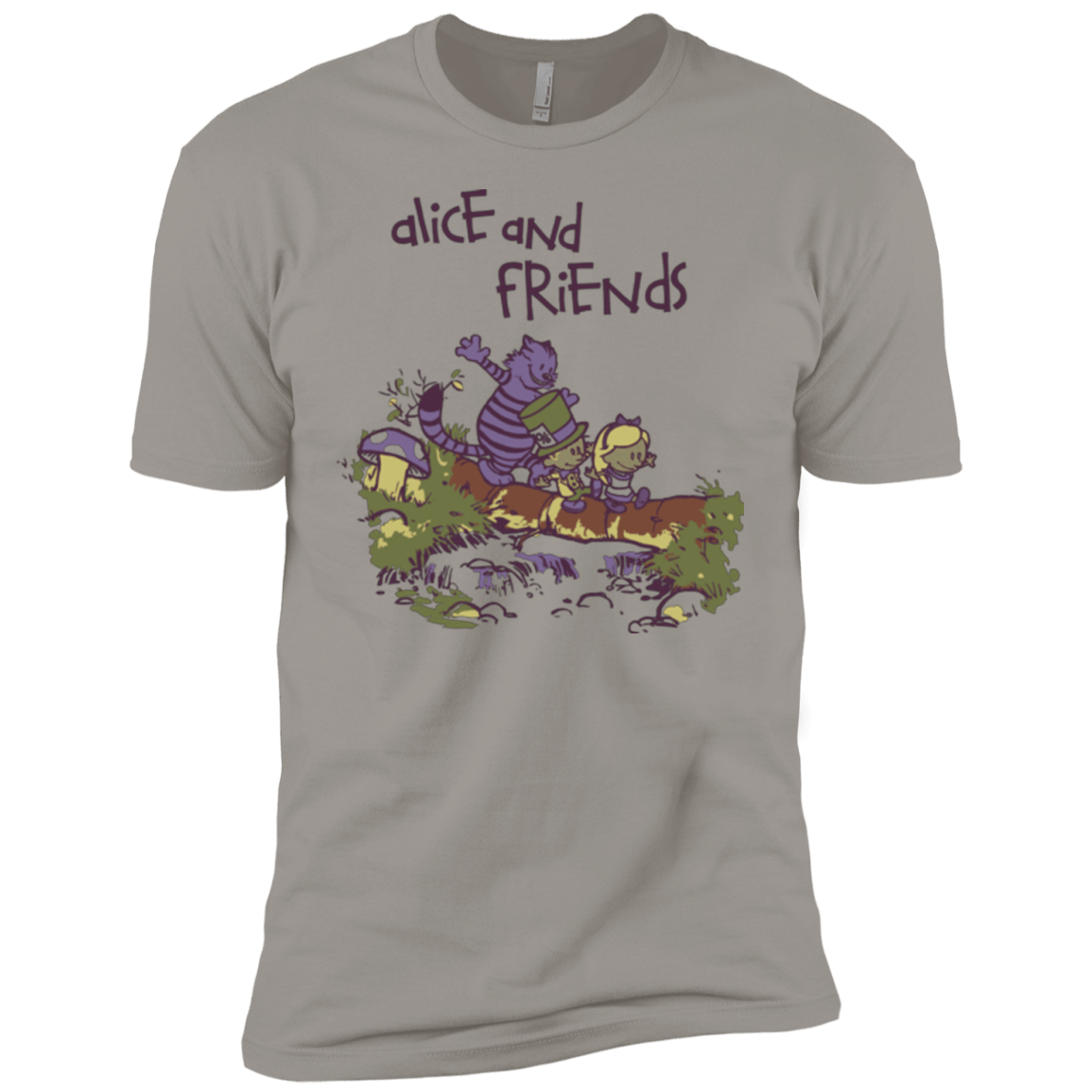 T-Shirts Light Grey / YXS Alice and Friends Boys Premium T-Shirt