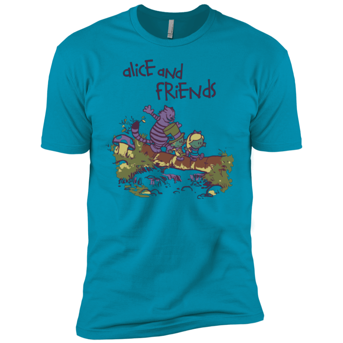 T-Shirts Turquoise / YXS Alice and Friends Boys Premium T-Shirt