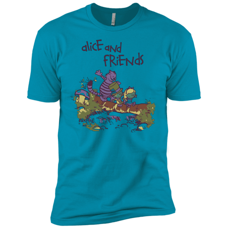 T-Shirts Turquoise / YXS Alice and Friends Boys Premium T-Shirt
