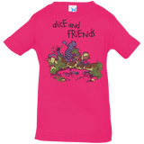 T-Shirts Hot Pink / 6 Months Alice and Friends Infant Premium T-Shirt