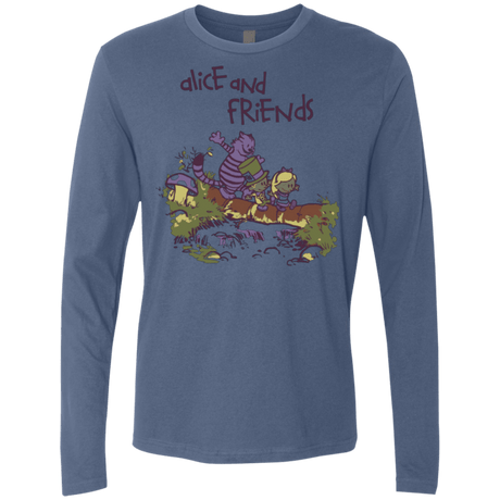 T-Shirts Indigo / Small Alice and Friends Men's Premium Long Sleeve