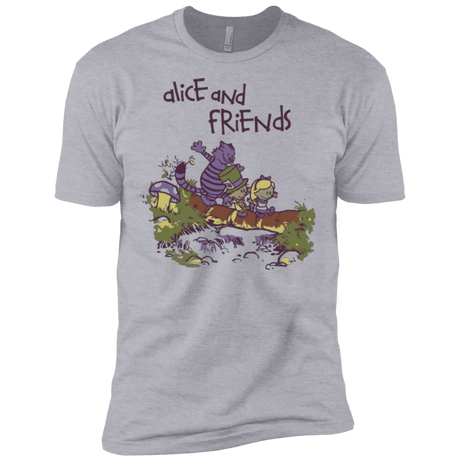 T-Shirts Heather Grey / X-Small Alice and Friends Men's Premium T-Shirt