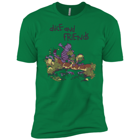 T-Shirts Kelly Green / X-Small Alice and Friends Men's Premium T-Shirt
