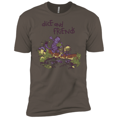 T-Shirts Warm Grey / X-Small Alice and Friends Men's Premium T-Shirt