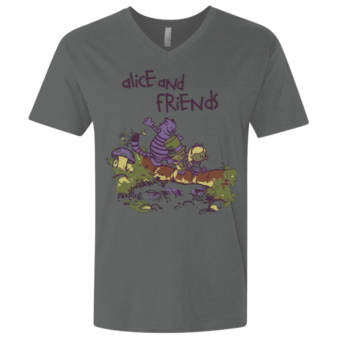 T-Shirts Heavy Metal / X-Small Alice and Friends Men's Premium V-Neck
