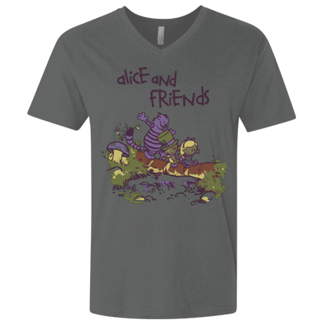 T-Shirts Heavy Metal / X-Small Alice and Friends Men's Premium V-Neck