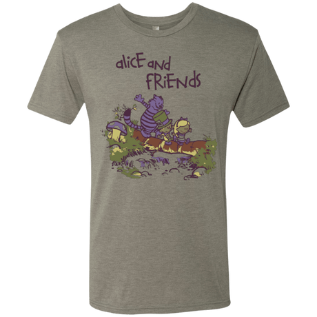 T-Shirts Venetian Grey / Small Alice and Friends Men's Triblend T-Shirt