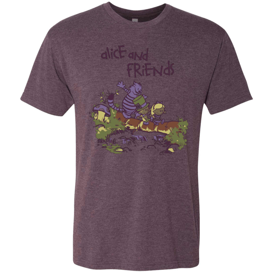 T-Shirts Vintage Purple / Small Alice and Friends Men's Triblend T-Shirt
