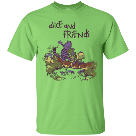 T-Shirts Lime / Small Alice and Friends T-Shirt