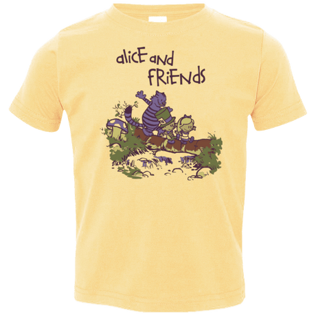 T-Shirts Butter / 2T Alice and Friends Toddler Premium T-Shirt