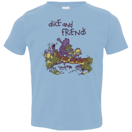 T-Shirts Light Blue / 2T Alice and Friends Toddler Premium T-Shirt