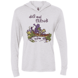 T-Shirts Heather White / X-Small Alice and Friends Triblend Long Sleeve Hoodie Tee