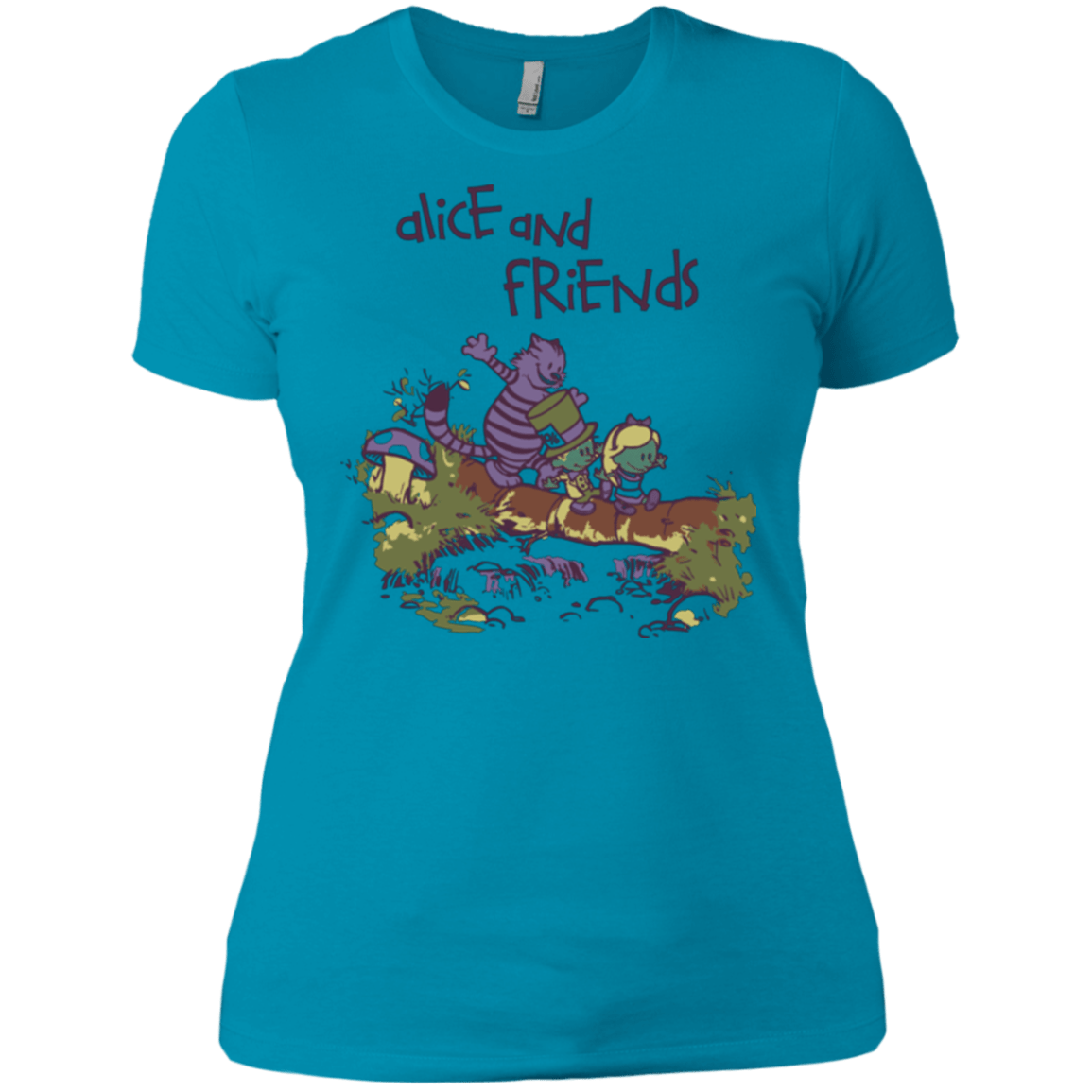 T-Shirts Turquoise / X-Small Alice and Friends Women's Premium T-Shirt